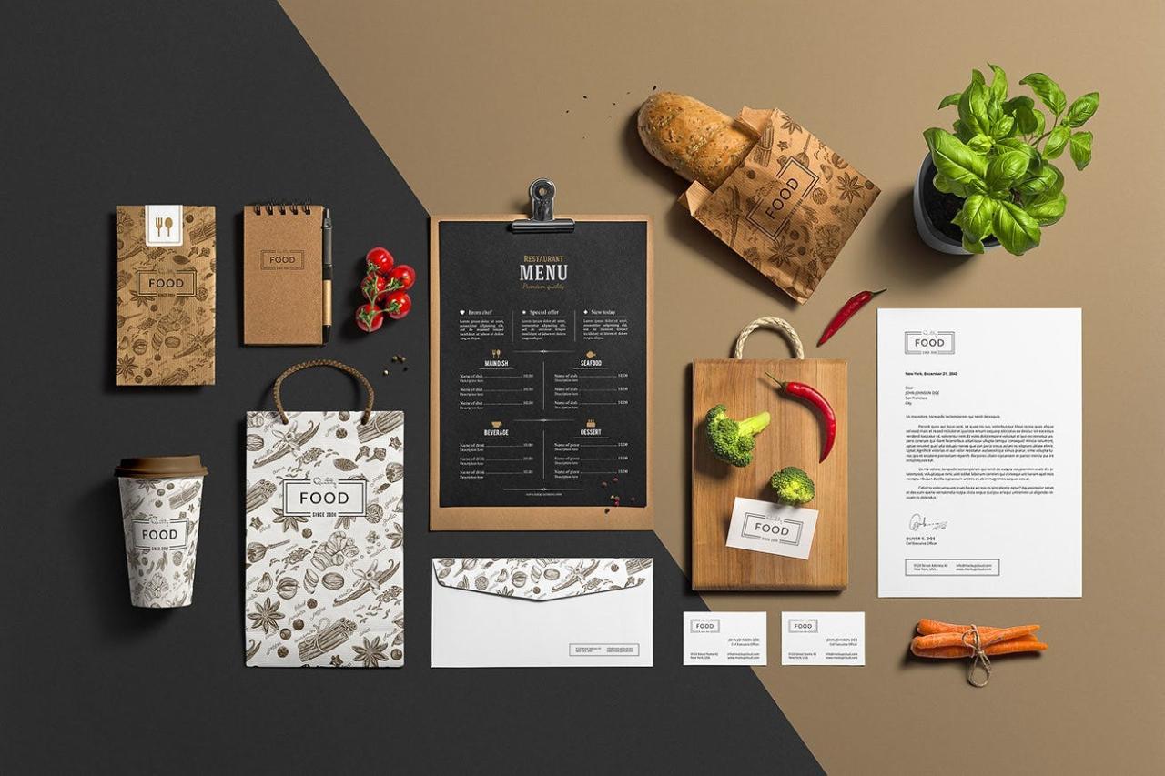 Delivery Mockup Menu Free