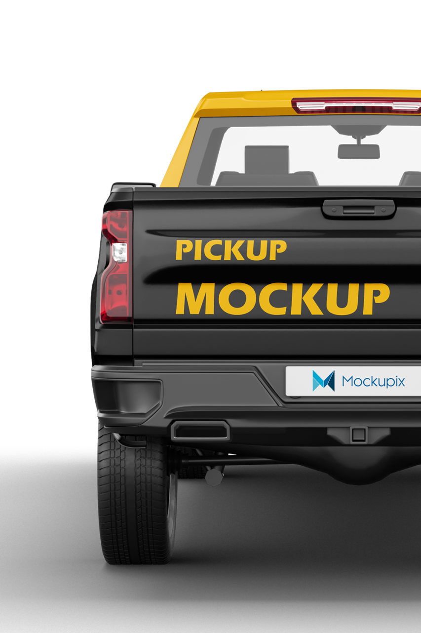 Light Pickup Mockup