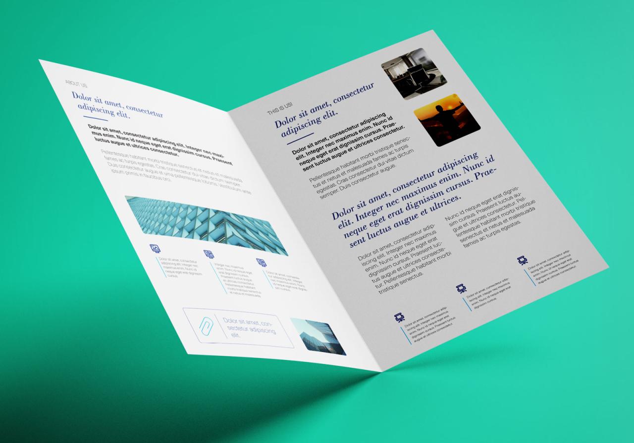 Mockup A4 Brochure