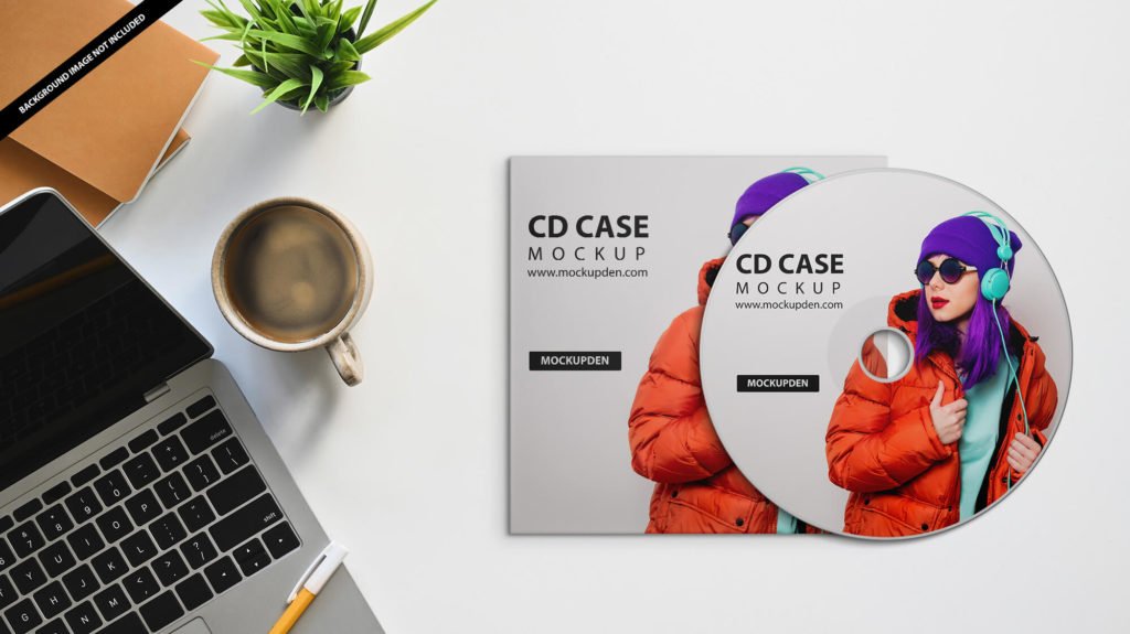 A4 Cd Case Mockup Free