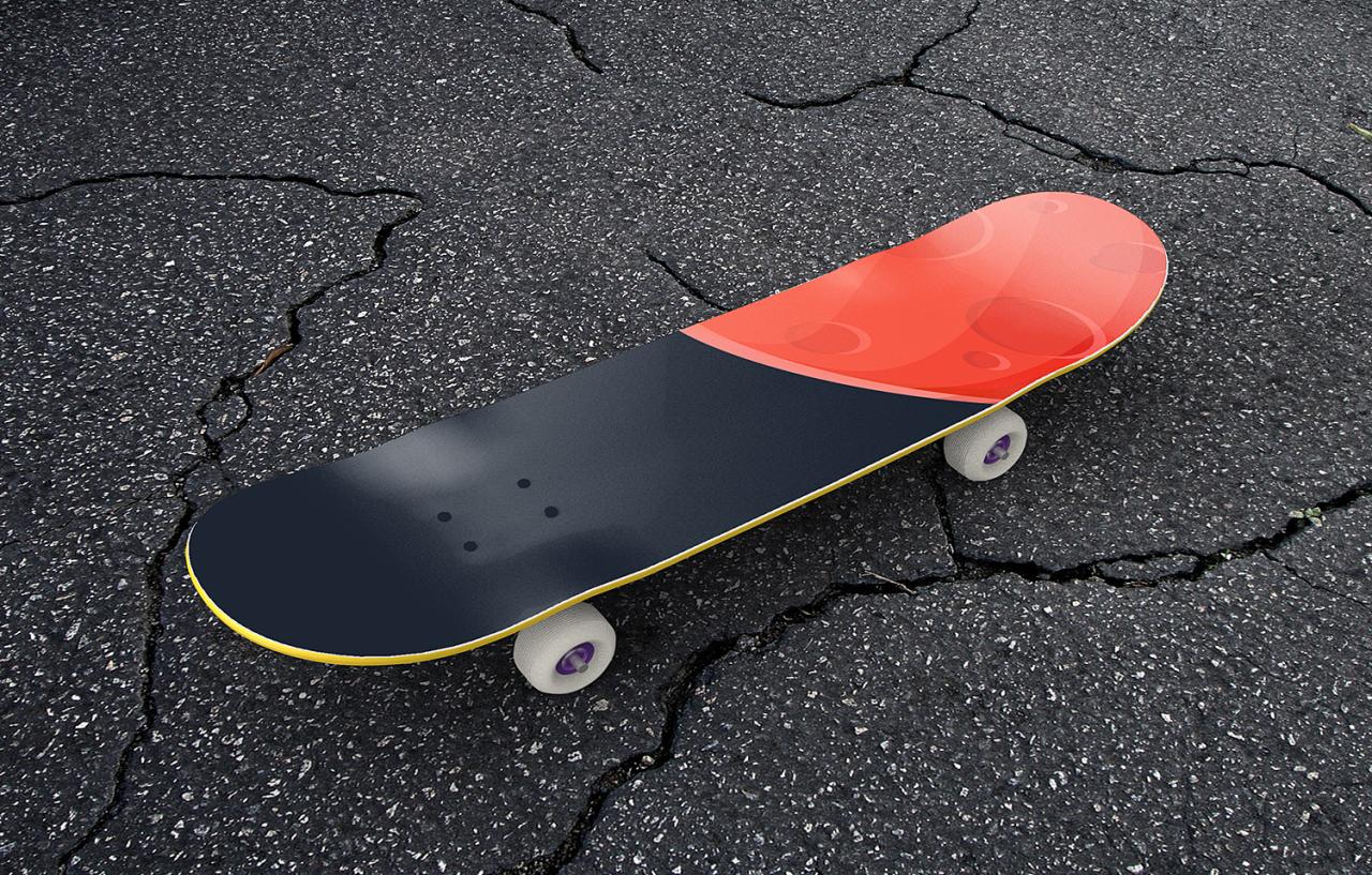 Mockup Skateboard