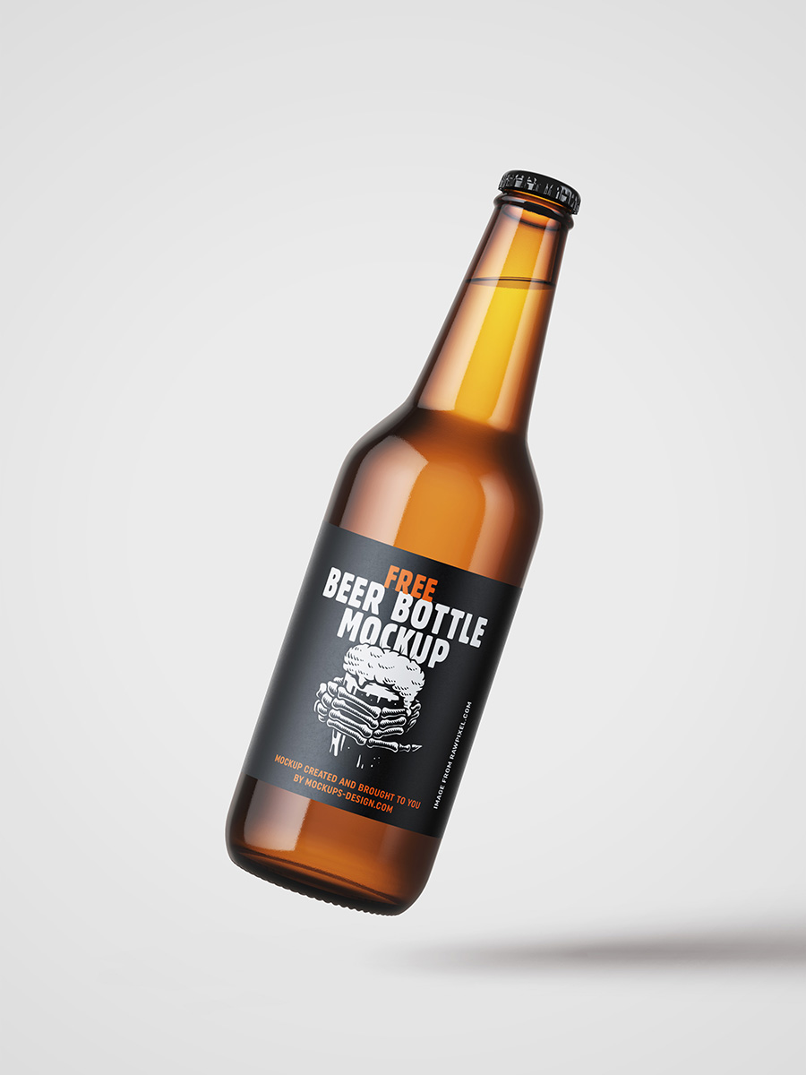 Mockup Beer Bottle