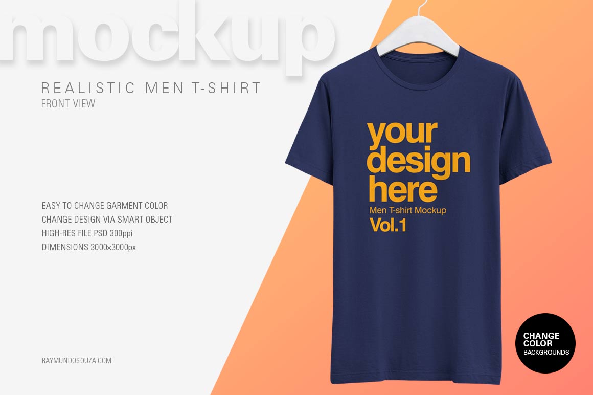 T Shirt Mockup Free For Commercial Use