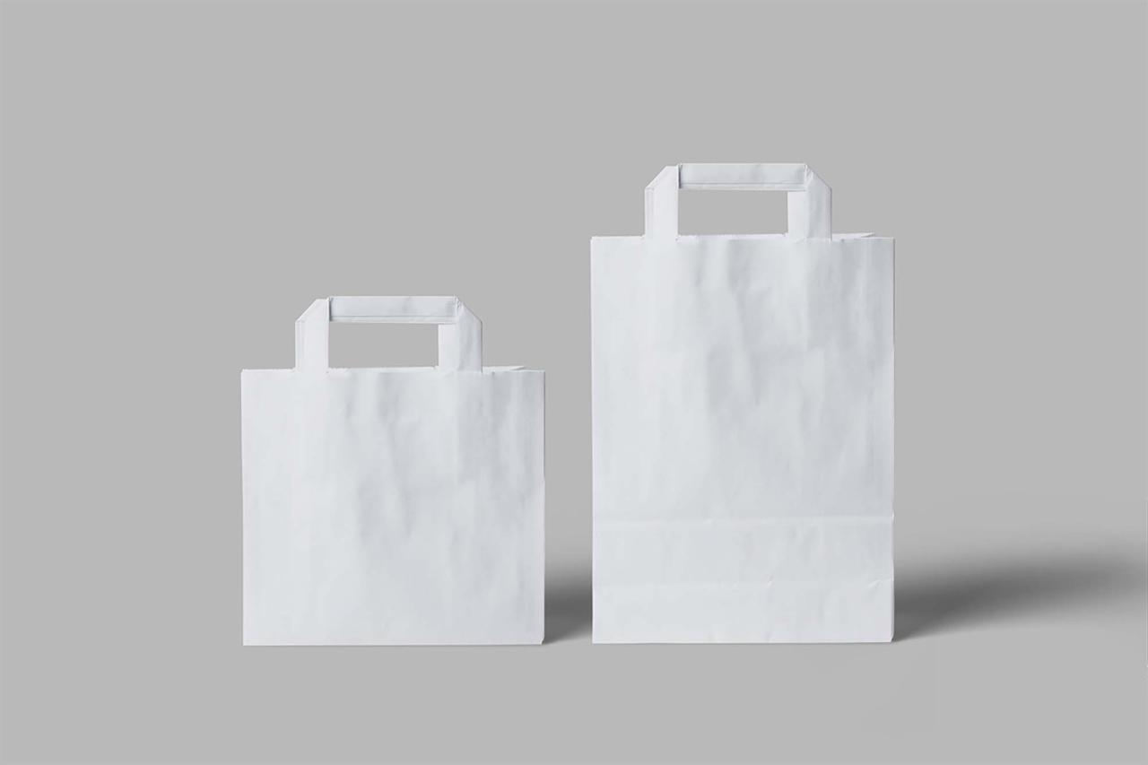 Paper Paper Bag Paper Bag Mockup Psd