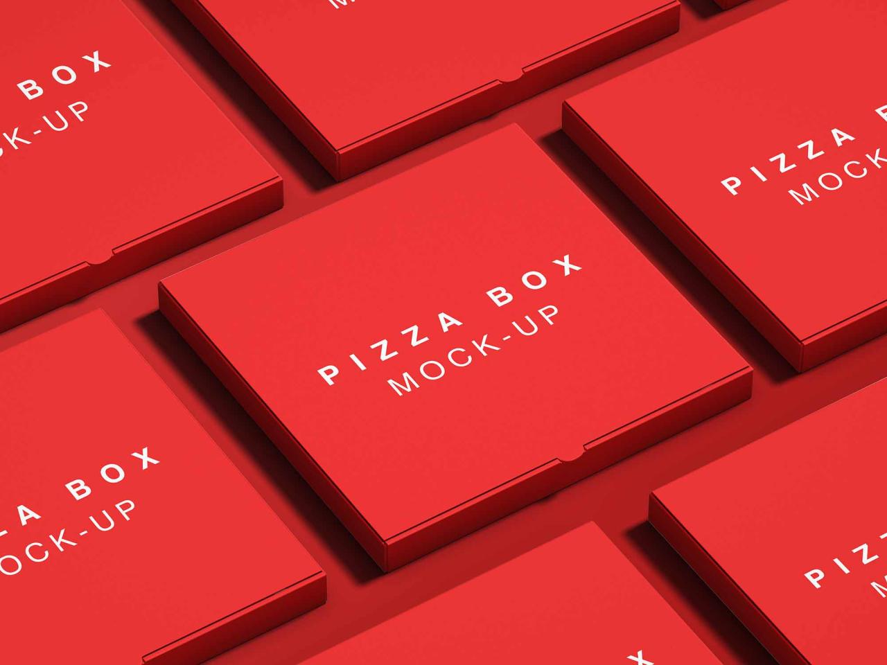 Mockup Pizza Box