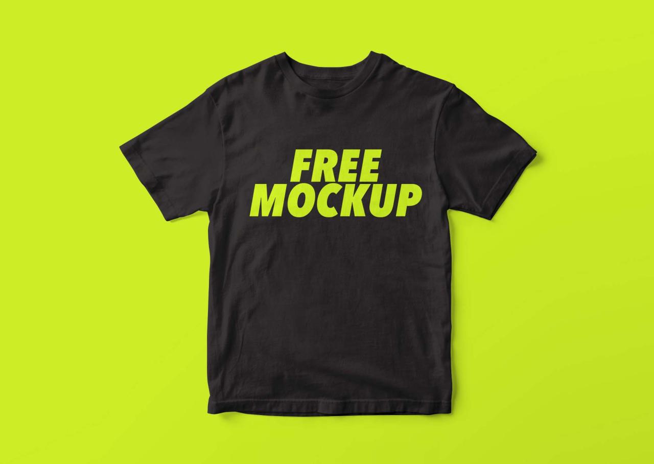 Tee Shirt Mockup Psd Free