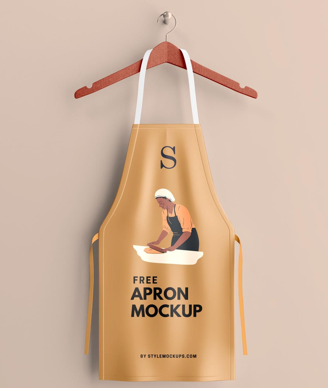 Apron Mockup Free Psd