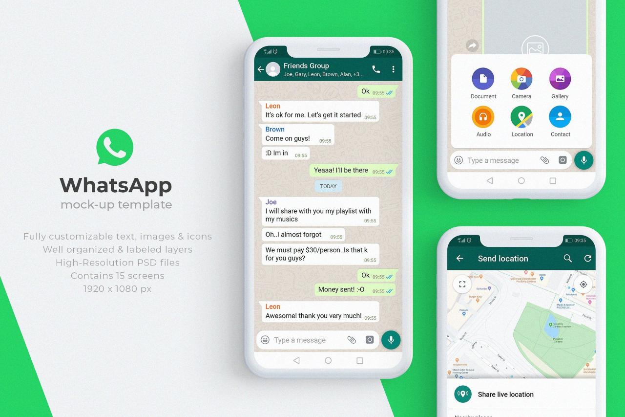 Whatsapp Mockup Free