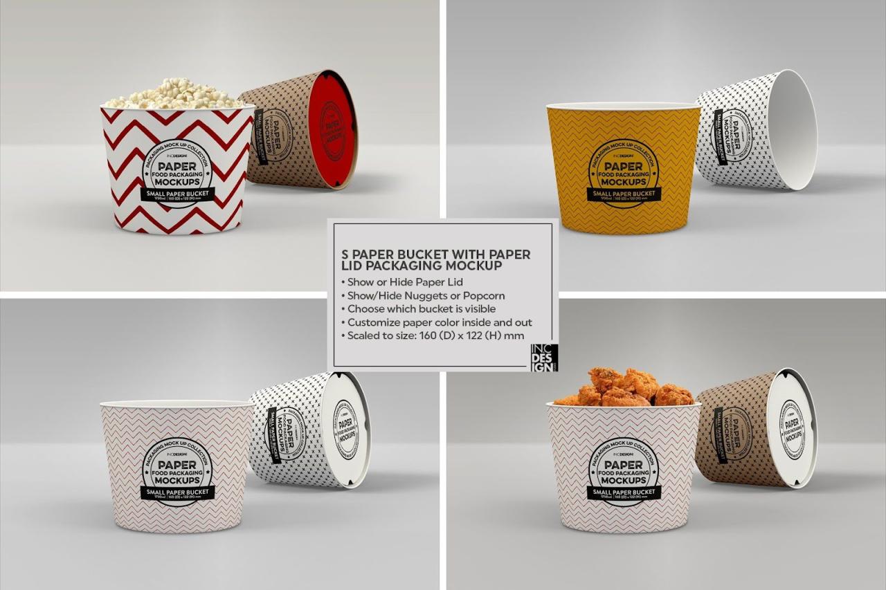 Food Packaging Cloth Mockup Free