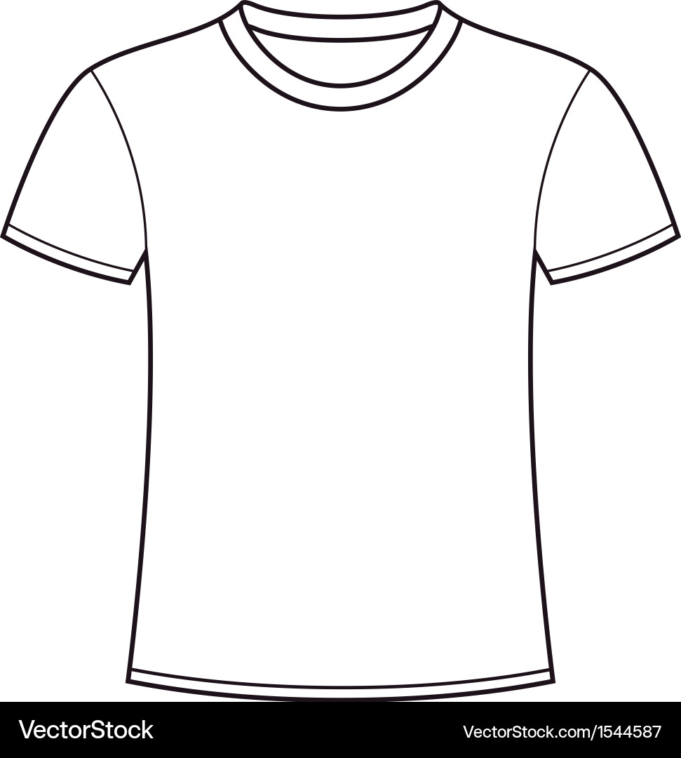 White Blank T Shirt Template