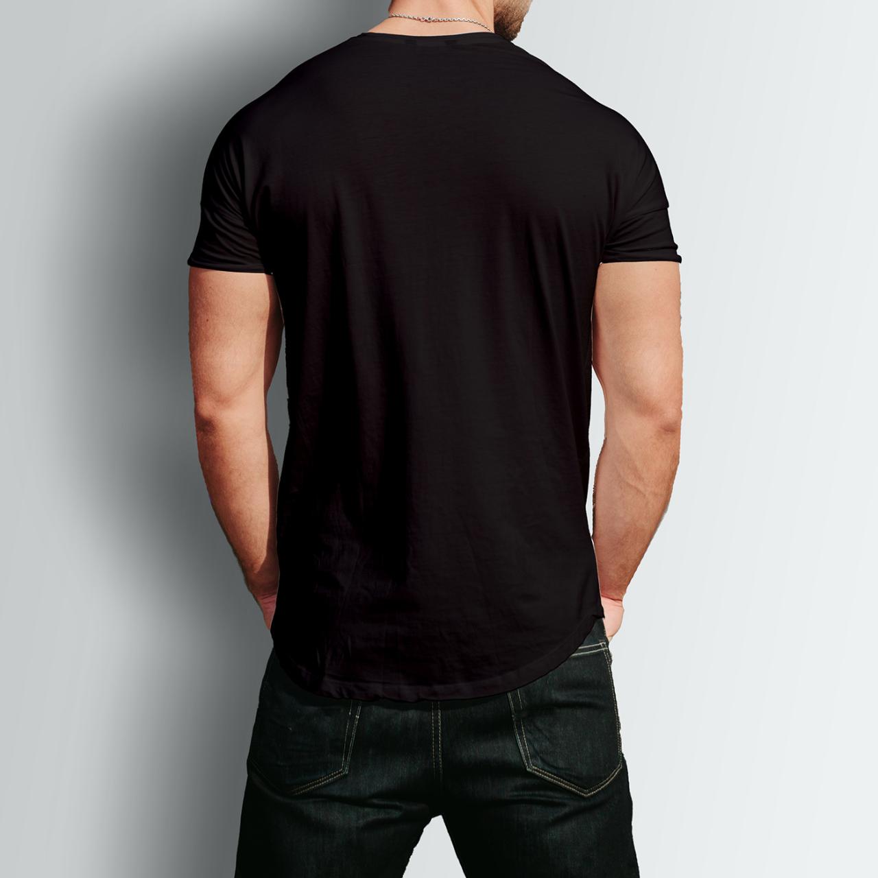 T Shirt Back Side Mockup