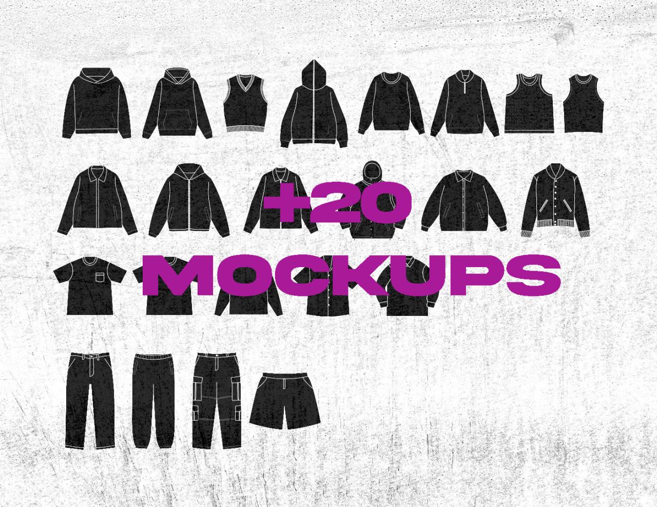 Clothing Mockup Pack Free