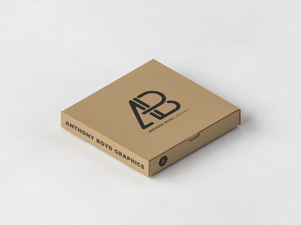 Pizza Box Mockup Free