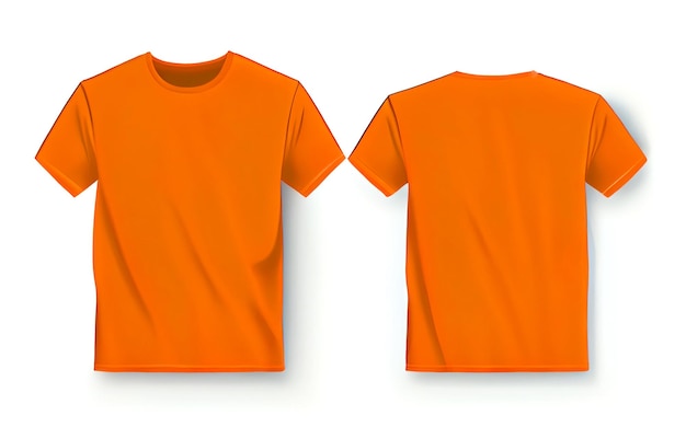Orange Shirt Mock Up