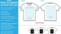 T Shirt Template Size