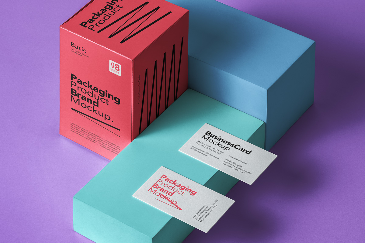 Brand 3d Packaging Mockup