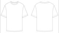 T Shirt Template Oversized