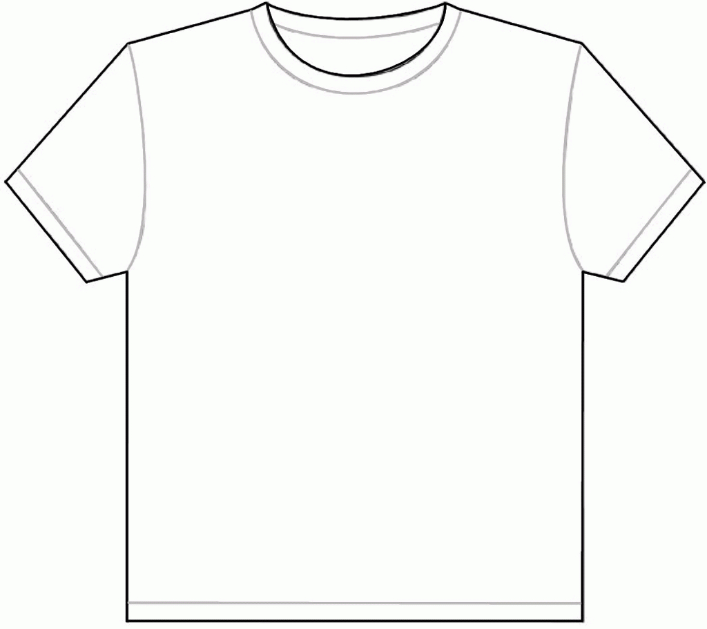 Plain Tshirt Template