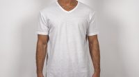 V Neck Shirt Mockup