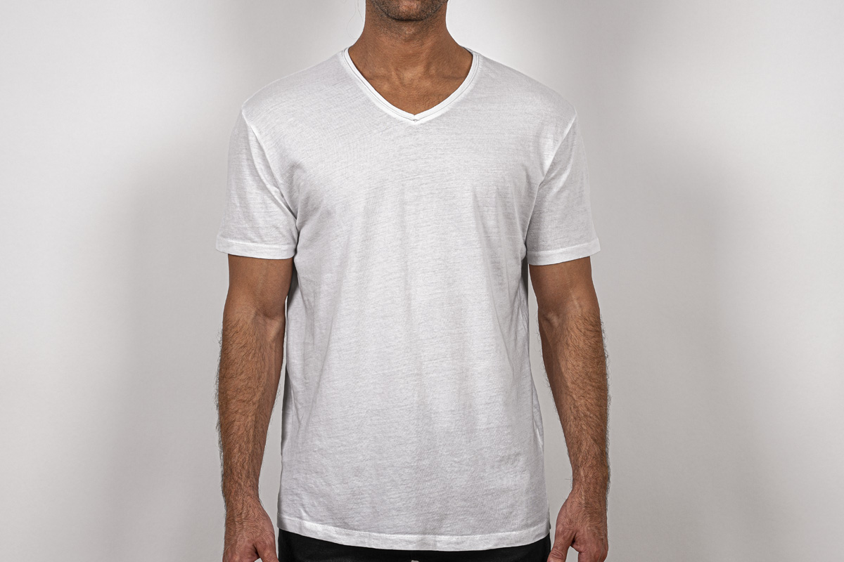 V Neck Shirt Mockup