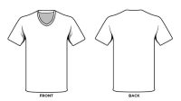 V Neck T Shirt Template Free