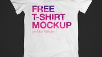 T-shirt Mockup With Model Free