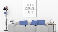 Free Wall Art Mockup