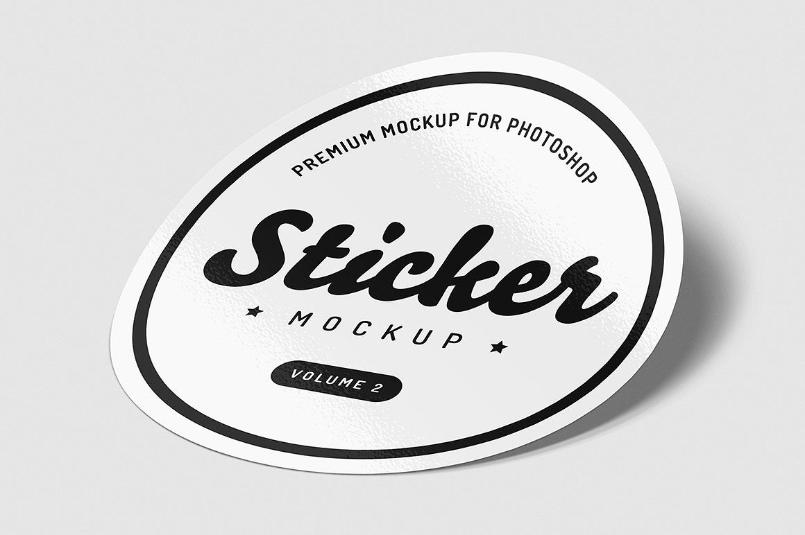 Free Mockup Sticker