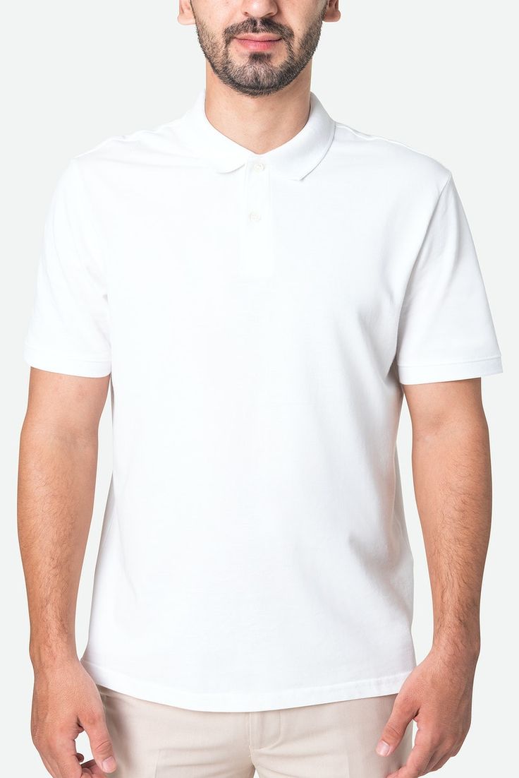 White Polo Shirt For Photoshop