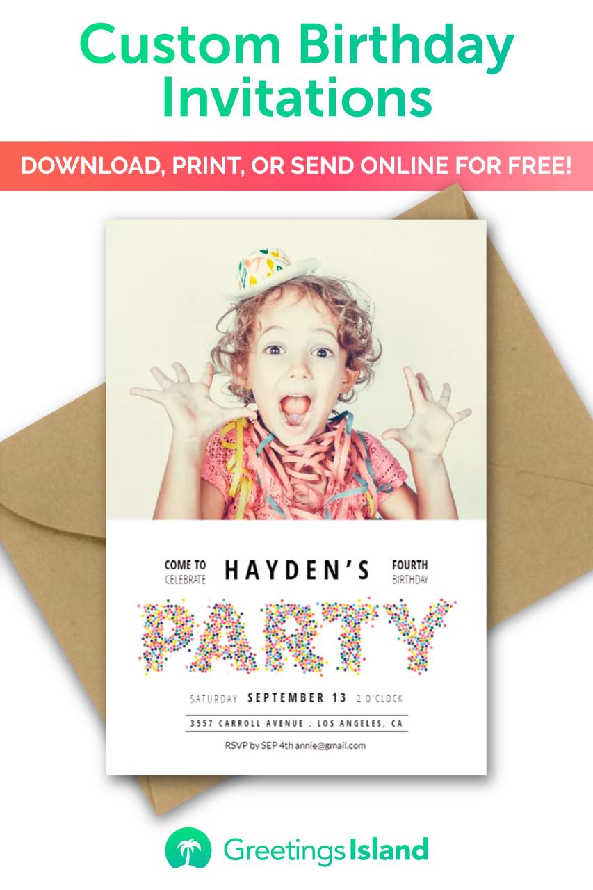 How To Make Your Own How To Make Free Invitation Templates