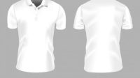 White Polo Template For Photoshop