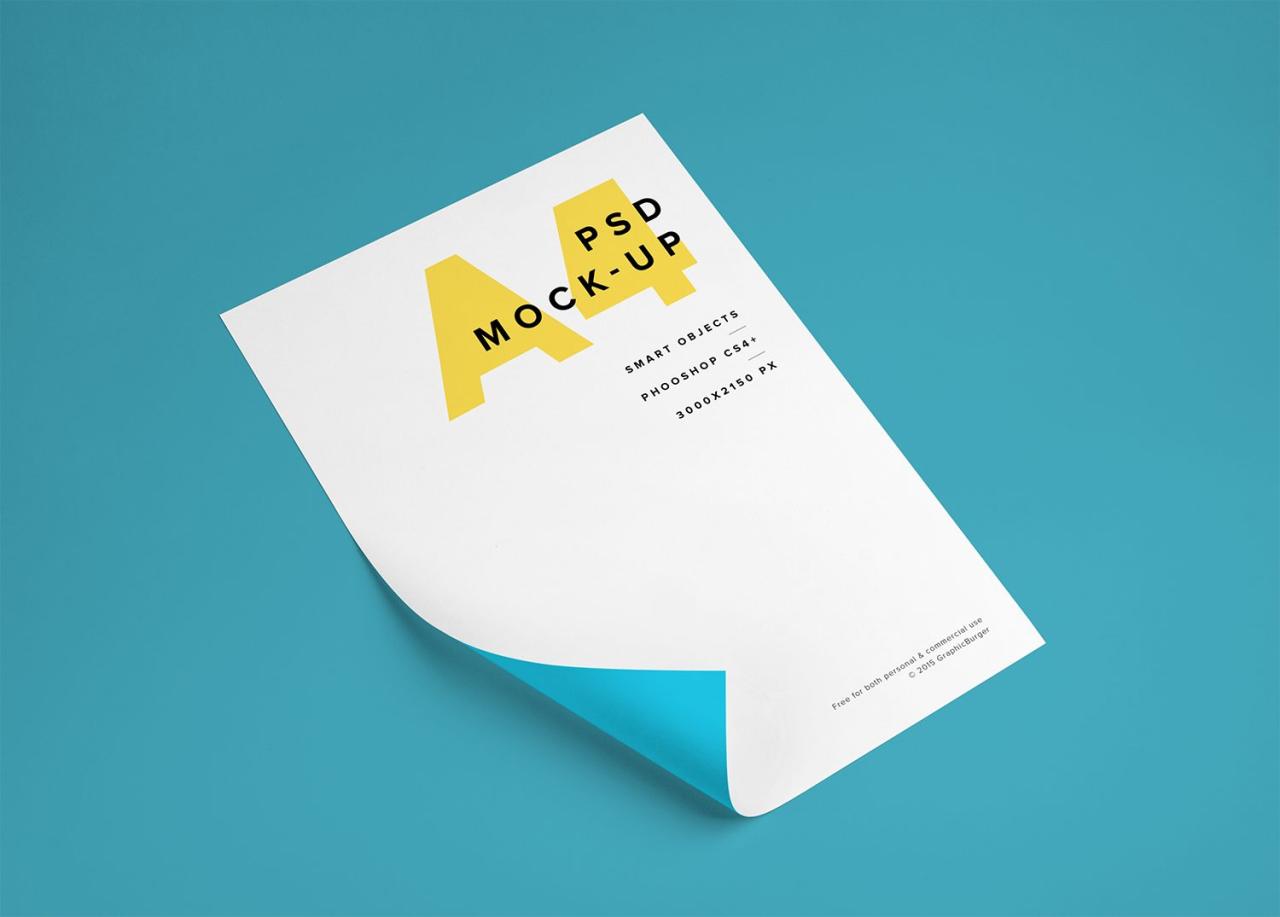 Free Mockup Paper