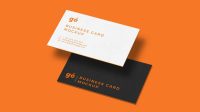 Free Business Card Mock Up