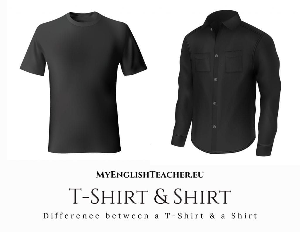 T-shirt Vs Shirt Difference