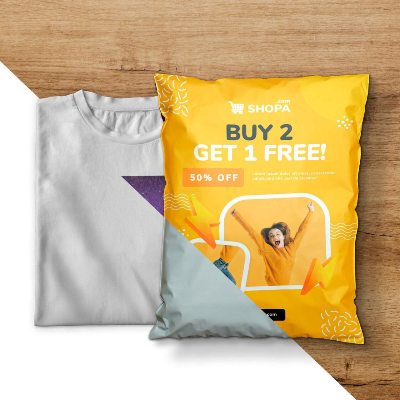 Shirt Packaging Mockup