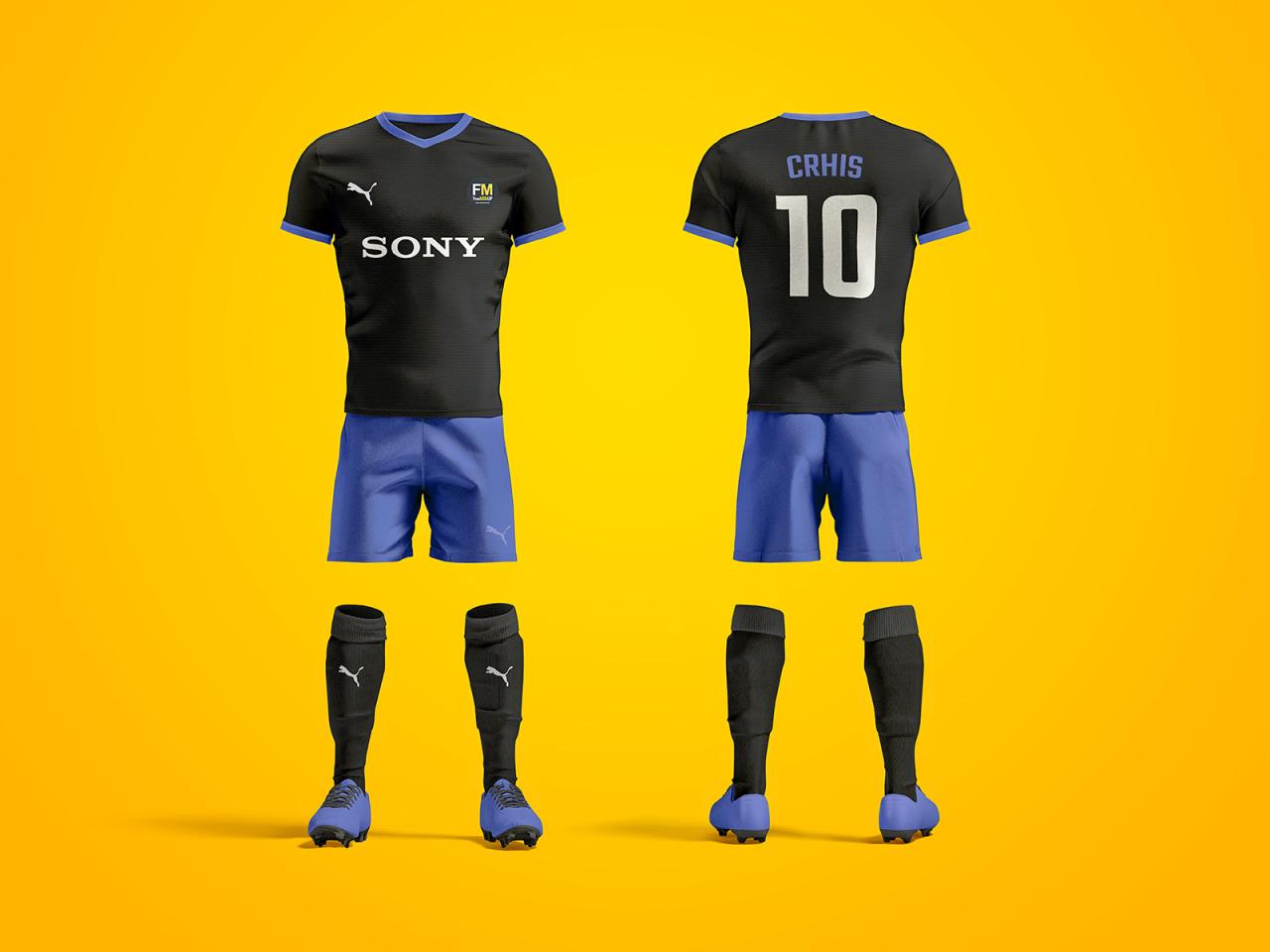 Mockup T Shirt Football Free