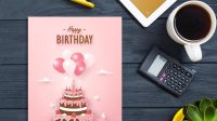 Birthday Card Mockup