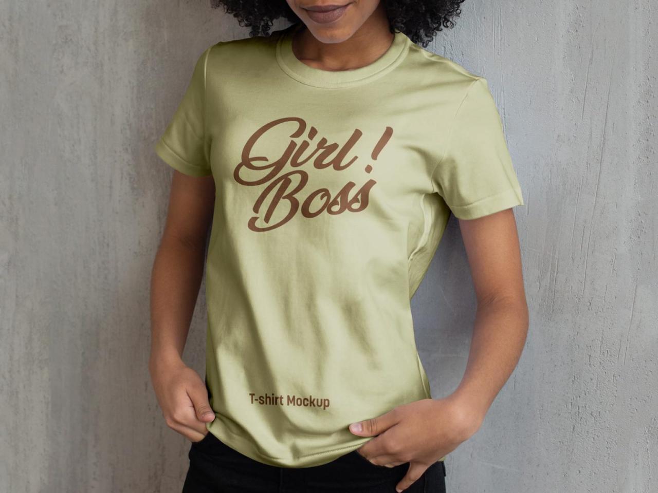 Mockup T Shirt Woman Free