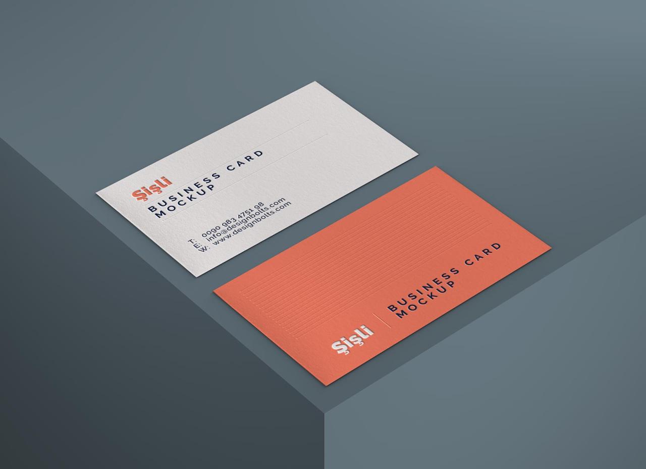 Business Card How To Download Premium Mockups From Freepik For Free