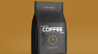 Playing Free Mockup Coffee Bag