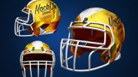 Football Helmet Mockup