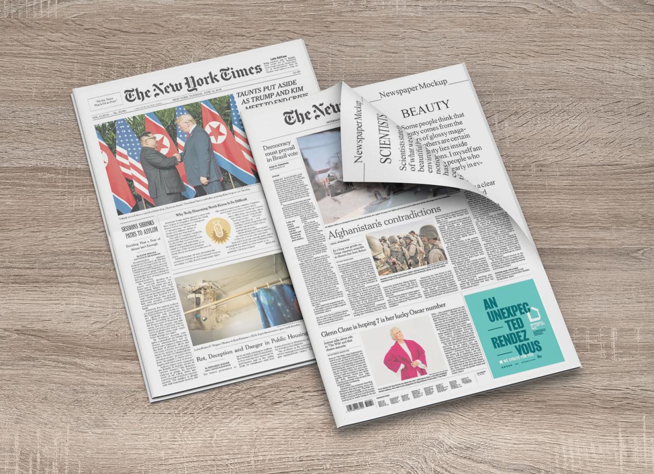 Note Newspaper Netflix Mockup Psd Free