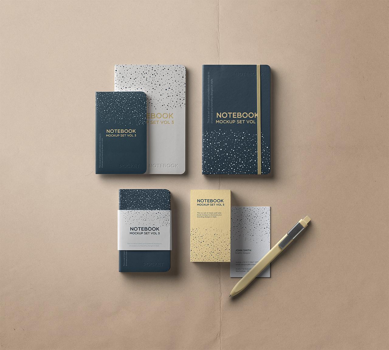 Notebook Mockups Free