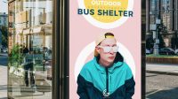 Bus Shelter Mockup