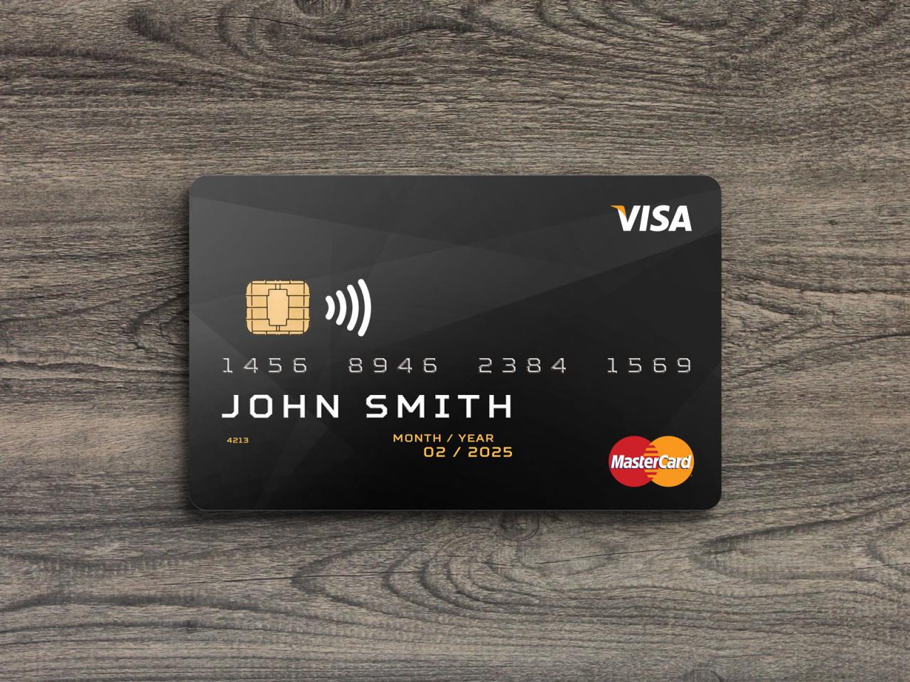 Credit Card Mockup Psd