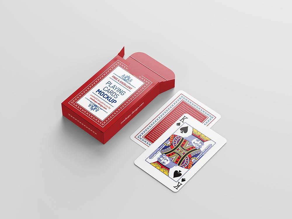 Playing Card Mockup Free