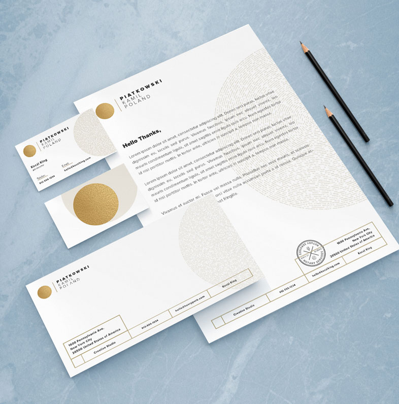 Stationery Mockup Psd