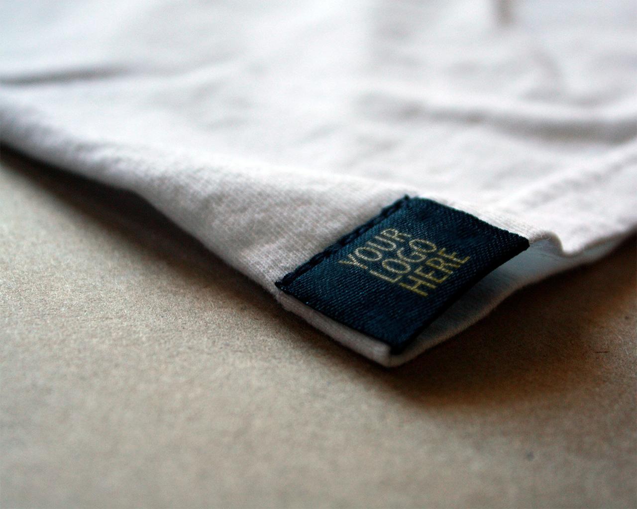 T Shirt Tag Mockup Free