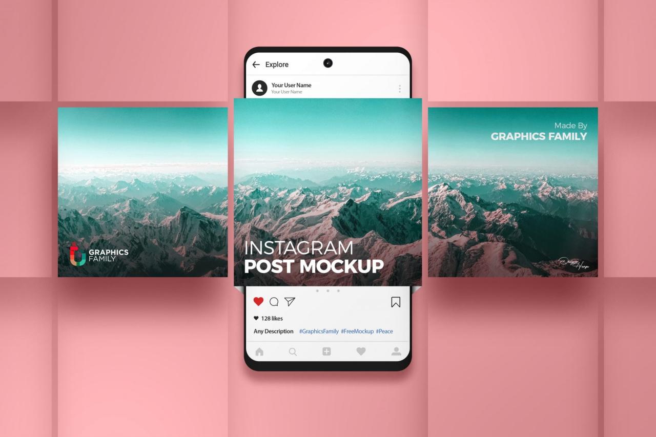 Instagram Post Mockup Online