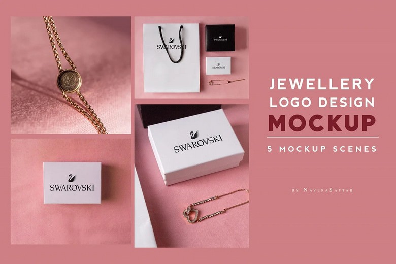 Jewellery Brand Mockup Free
